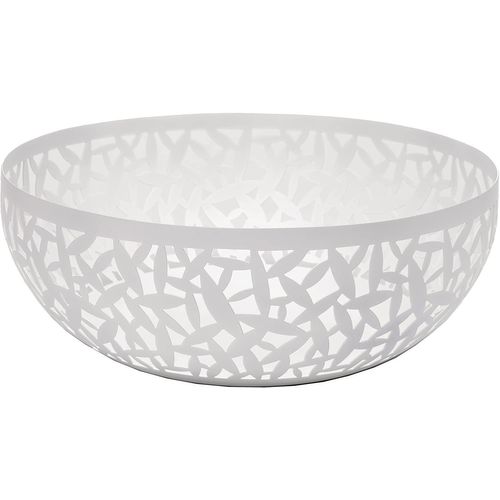 Alessi | Cactus! Msa04/29 W - Porte-Fruits Ajouré En Acier 18/10 Et Résine Époxy, Blanc