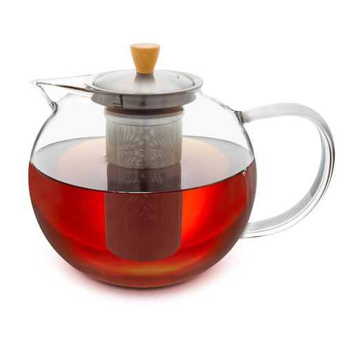 Klarstein Théière Sencha 1,8 L Avec Filtre En Inox Et Couvercle En Verre Borosilicaté