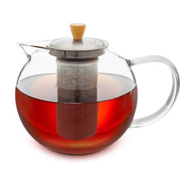 Klarstein Théière Sencha 1,8 L Avec Filtre En Inox Et Couvercle En Verre Borosilicaté