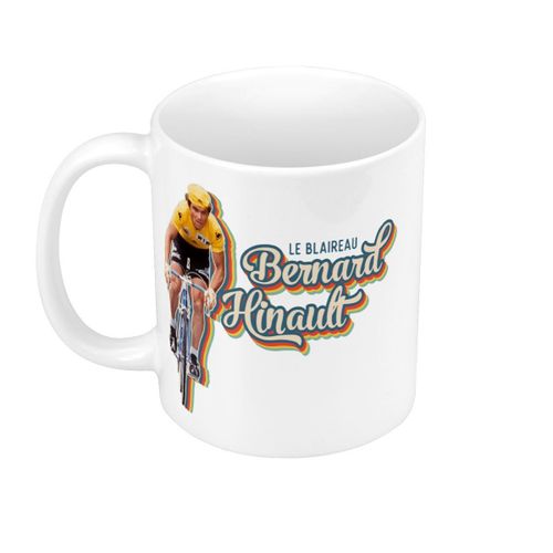 Mug Céramique Bernard Hinault Vintage Vélo France Cyclisme Tour