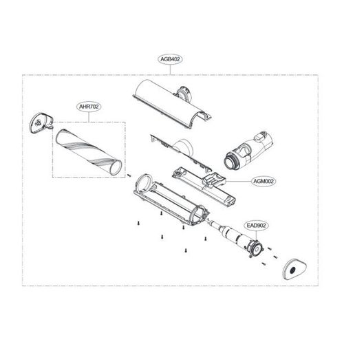 Brosse repère AGB402 - Aspirateur (AGB74272432 LG)