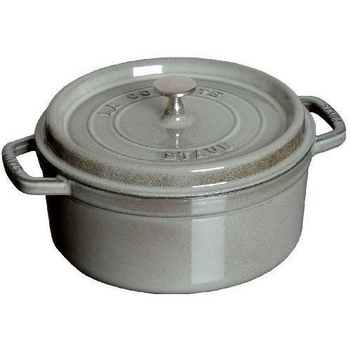 Staub Fonte - 1101018 - Mini Cocotte - Ronde - Gris Graphite - 10 Cm