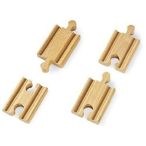 Brio - 33333 - Circuit De Train En Bois - Mini-Droites Mixtes - 54 Mm
