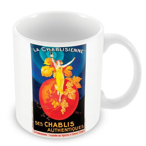 Mug Chablis Chablissienne Retro Vintage Alcool Affiches