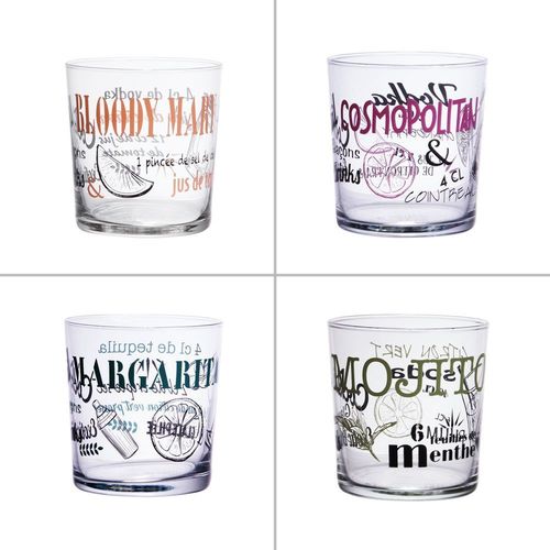 Boîte De 4 Verres Cocktail 34,5 Cl