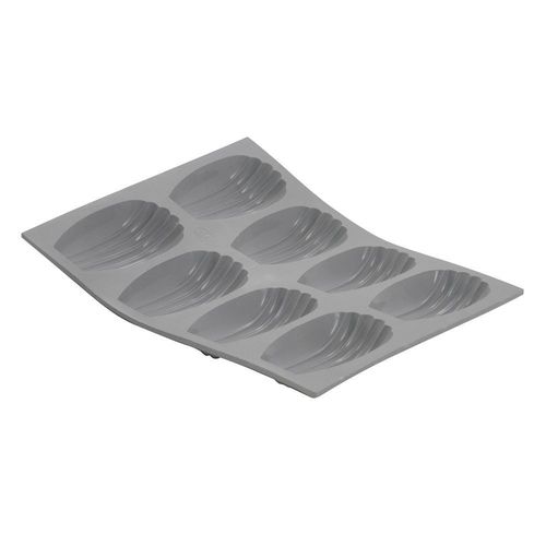 Moule Pour 8 Mini Madeleine En Silicone Elastomoules