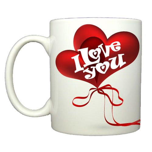 Mug Saint Valentin "I Love You Ballon Coeur"