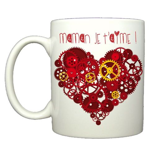 Mug Cadeau Fête Des Mères Maman Je T'aime