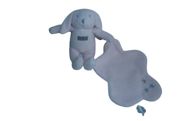 Doudou Lapin Peluche Mouchoir Absorba