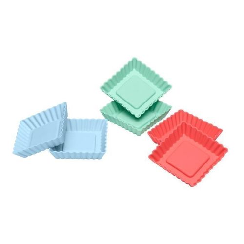 Lurch Lot De 6 Mini Moules A Flans - Pastel