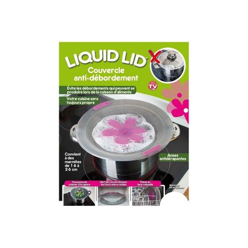 Venteo - Liquid Lid - Couvercle Anti-Débordement Pour Une Cuisine Toujours Propre