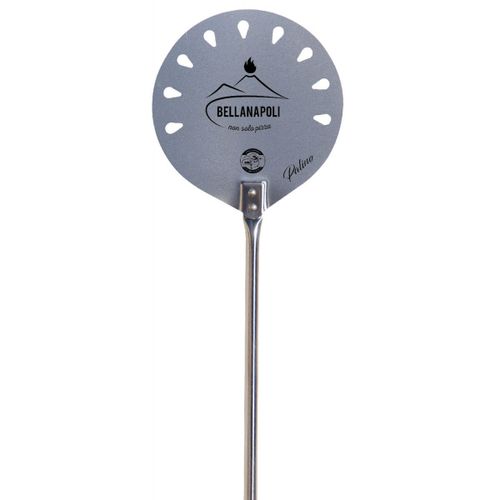 Pelle À Pizza Ronde Inox Ø22cm Manche 1.50m Bellanapoli Qualité Professionnelle