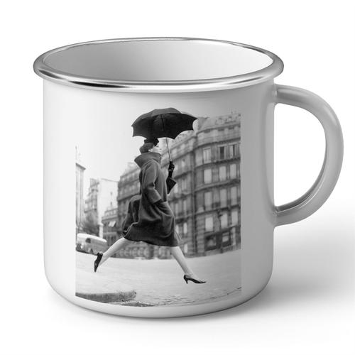 Mug En Métal Emaillé Richard Avedon Carmen Photo De Mode Vintage