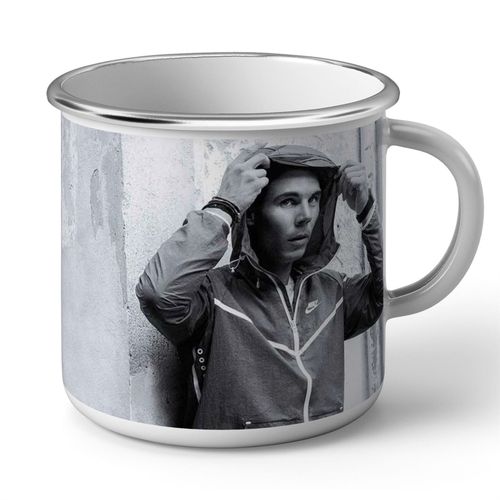 Mug En Métal Emaillé Majorque Rafael Nadal Tennis Superstar Sport Espagne