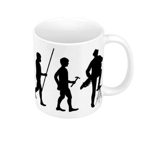 Mug Céramique Evolution Vielle À Roue Musique Instrument Musicien