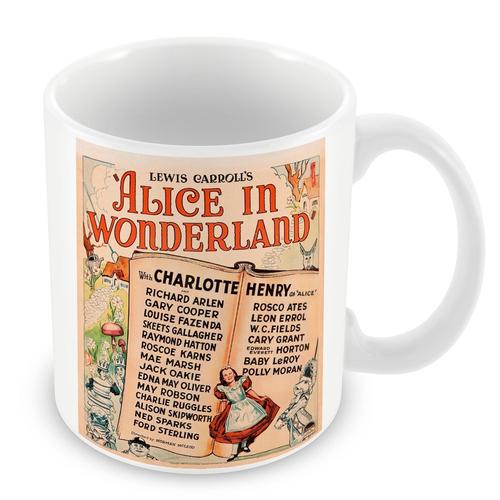 Mug Céramique Tasse Vieille Affiche Film Alice Aux Pays Des Merveilles Gary Cooper Rétro Poster Cinéma Vintage