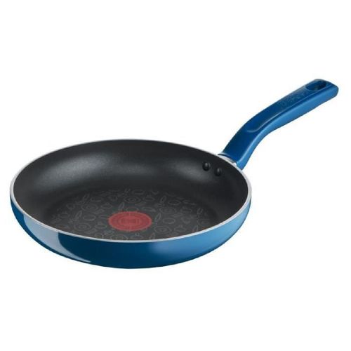 Chefclub By Tefal G8050404 Poele 24 Cm. Revetement Antiadhésif Titanium. Technologie Thermo-Signal. Induction. Bleu Myrtille