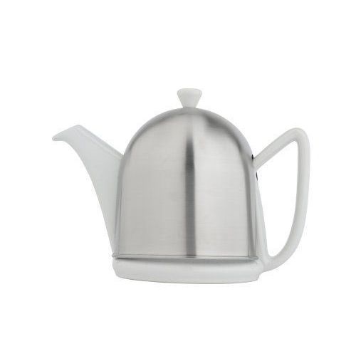 Bredemeijer 3510w Cosy Théière Céramique/Acier Inoxydable Manteau Satiné/Blanc 1 L