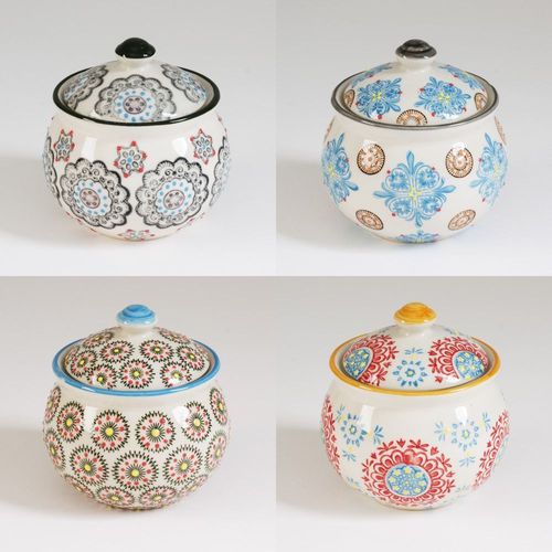 Sucrier Bohème 10 Cm (1 Modèle Aléatoire)