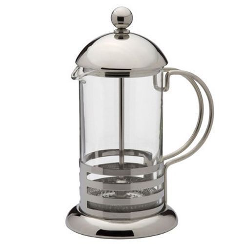 Kabalo 350ml Classique / 3 Tasses En Acier Inoxydable Verre Français Cafetière Café Filtre Piston De Presse [Classic 350ml / 3-Cup Stainless Steel Glass Cafetiere French Filter Coffee Press Plunger]