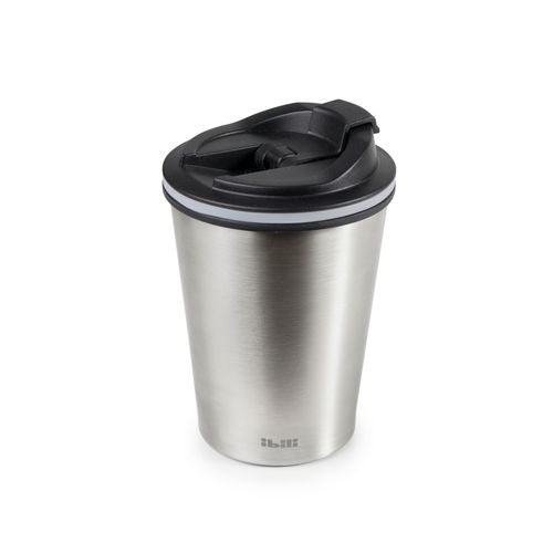Mug Isotherme Satin Inox Et Plastique 280 Ml