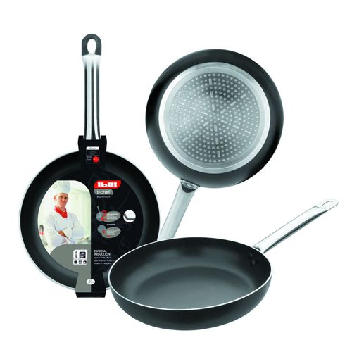 Poele Alu I Chef Manche Inox 20 Cm