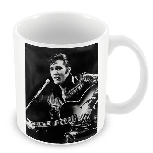 Mug Céramique Tasse Photo De Star Célébrité Elvis Presley Chanteur Vieille Musique Original 1