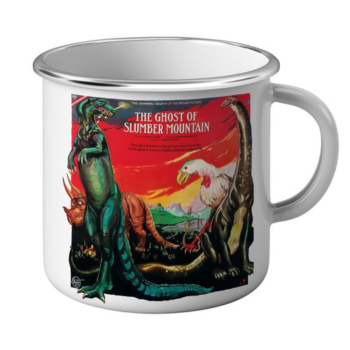 Mug Emaillé Métal Dinausore Jurassic Horror Moovie Film Cinema Parc The Ghost Slumber Mountain