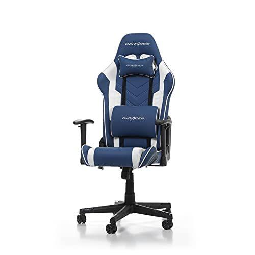 Fauteuil Gamer Dxracer Compatible Prince P132 (Bleu/Blanc)