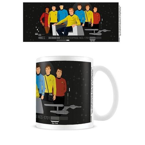 Star Trek Mug Characters Illustration