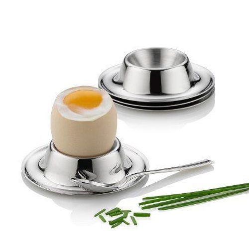 Set 4 Coquetiers Vision Inox