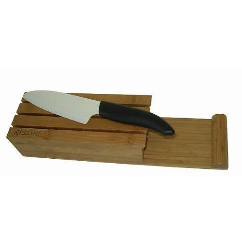 Kyocera - Knife Block - Bloc Porte Couteau Bambou - 3 Places