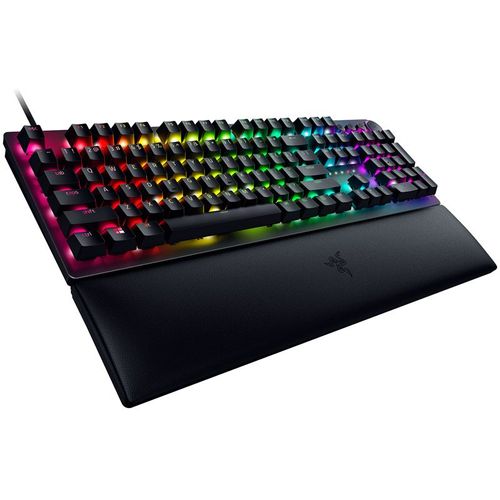 Razer Huntsman V2 Gaming Tastatur, Purple Switch - Schwarz