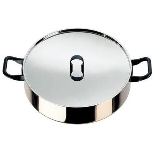 Alessi 90102/24 T La Cintura Di Orione Rondin En Multiply (Aisi 430, Aluminium, Acier Inoxydable 18/10), Diamètre 24 Cm
