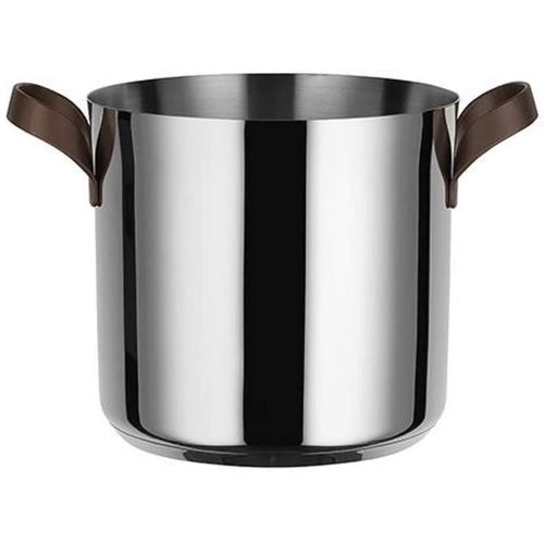 Alessi Edo Pu100/20 Marmite En Acier Inoxydable Avec Revêtement Pvd Marron