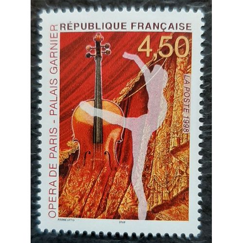 Timbre N° 3181 - Opéra De Paris - Palais Garnier - 1998