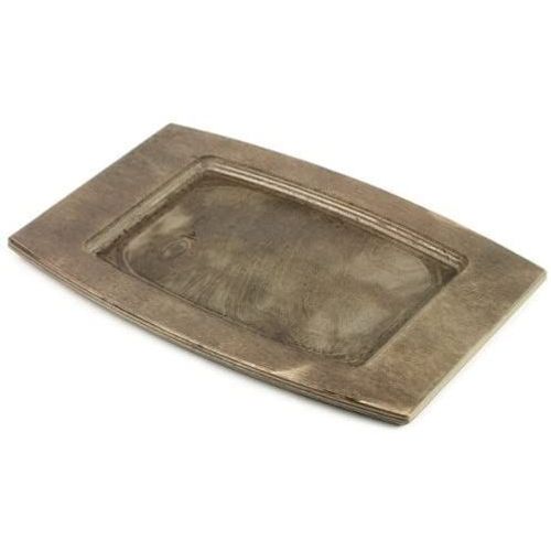 Lodge - Plateau De Service Rectangulaire En Bois De Couleur Noyer - Dimensions: 29,4 X 19,7 X 2 Cm