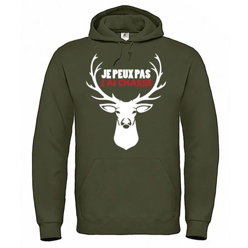 Je Peux Pas J'ai Chasse Sweat Homme À Capuche De Bonne Qualité Et Humoristique