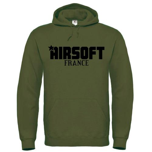 Airsoft France Sweat Homme À Capuche De Très Bonne Qualité Cadeau Fête Des Pères, Cadeau De Noël