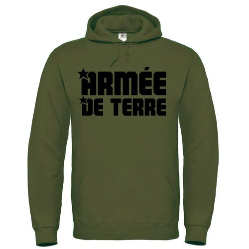 Armée De Terre Sweat Homme À Capuche De Très Bonne Qualité Cadeau Fête Des Pères, Cadeau De Noël