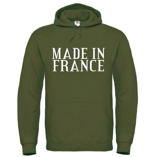 Made In France Sweat Homme À Capuche De Très Bonne Qualité Cadeau Fête Des Pères, Cadeau De Noël
