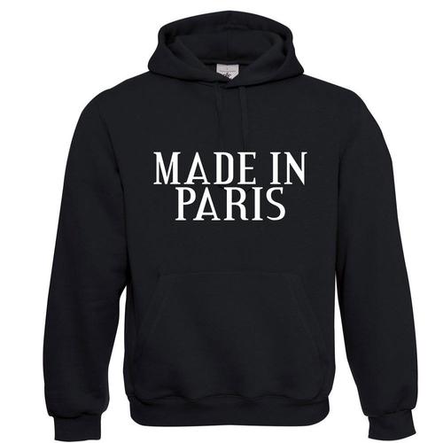 Made In Paris Sweat Homme À Capuche De Très Bonne Qualité Cadeau Fête Des Pères, Cadeau De Noël