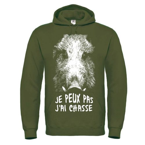 Je Peux Pas J'ai Chasse Sweat Chasseur Homme À Capuche De Très Bonne Qualité