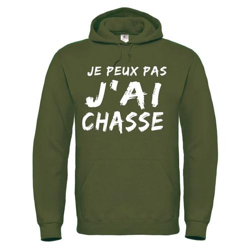 Je Peux Pas J'ai Chasse Sweat Chasseur Homme À Capuche De Très Bonne Qualité