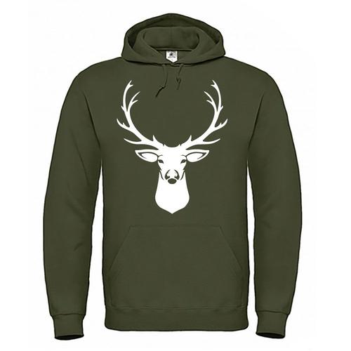 Tête De Cerf Sweat Chasseur Homme Chasseur Sweat Chasseur Homme À Capuche De Très Bonne Qualité