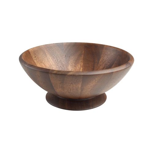 Saladier Sur Pied 25 Cm En Acacia
