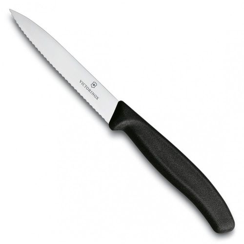 Couteau Office Victorinox Lame Crantee 10 Cm Pointe Milieu