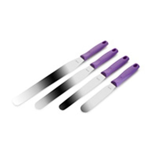 Spatule Droite Inox 10 Cm Manche Plastique