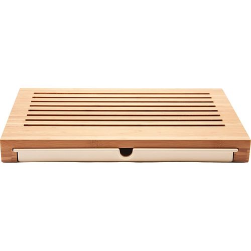 Planche À Découper Alessi-Crumble Pour Pain En Bois De Bambou Avec Collecteur De Résine