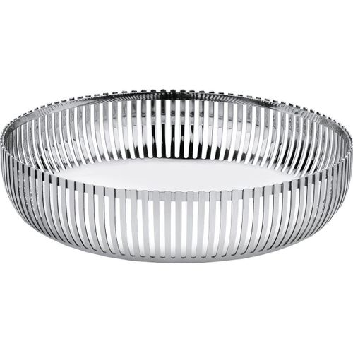 Alessi Pch02/20 Corbeille En Acier Inoxydable 18/10 Brillant, Ø 20 Cm